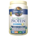 Jardín de Vida Raw Orgánica Protein Vainilla Polvo, 20 Servimientos - Certified Vegan, Gluten Gratis, Orgánica, No-GMO, Proteína Libre de Azúcar Basada en Planta Agitar con Probióticos " Enzymes, 4g BCAAs, 22g Protein