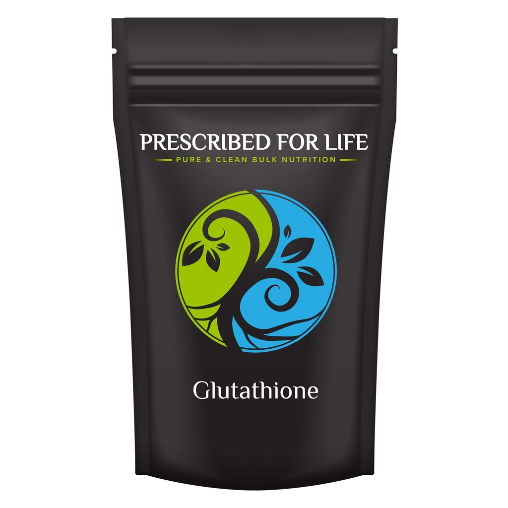 Prescrito para la vida L Glutathione Powder, Glutatión Reducida Pura, Tripeptide of Amino Acids Glycine, Glutamine y Cysteine, Antioxidantes Suplemento para soporte de inmunodeficiencia (2oz / 56g)