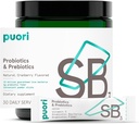 Probióticos y prebióticos Puori Suplemento dietético - 13 billón CFU x 30 Servimientos - Apoyo Salud Inmune y Digestiva - Fibra 4g, Vitamina C 200mg - SB3 Bifidobacterium, Lactobacillus Fermentum