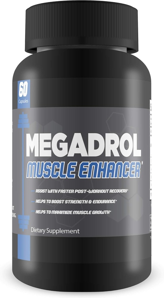 Megadrol- Ultimate Muscle Enhancing Suplemento- promueve la recuperación más rápida- fuerza mayor y resistencia- Maximizar el crecimiento muscular