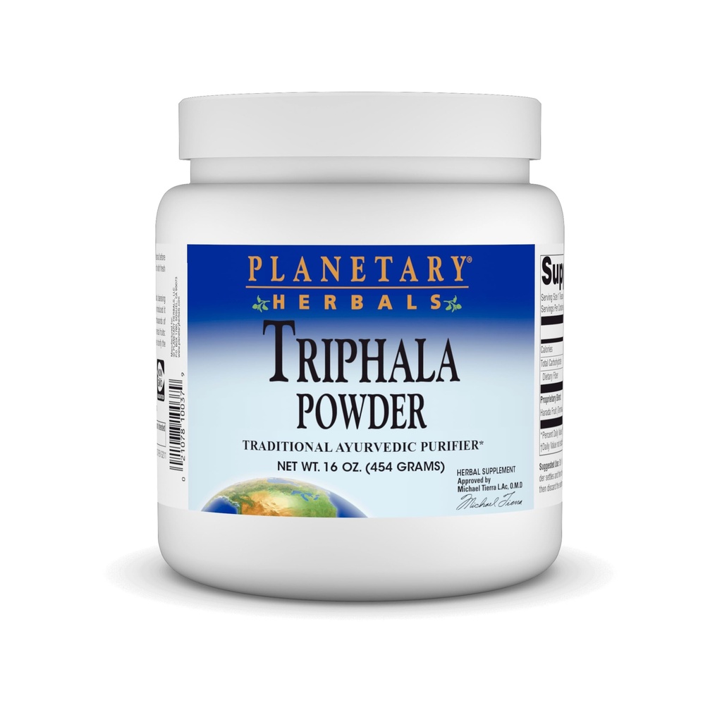 Herbals Planetarios: Triphala 16 oz. Polvo