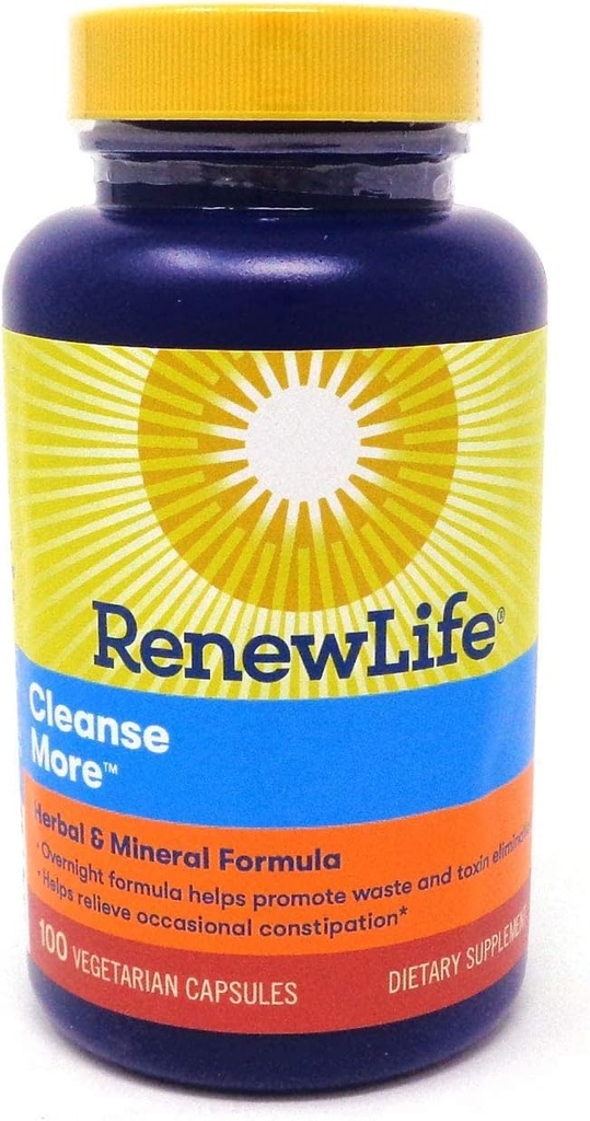 Renovar Vida Limpiar más Herbal & Mineral Fórmula, 100 cápsulas