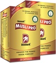 Deemark Musli Pro 60 Capsules for Strength, Stamina & Power TEN 100% Ayurvedic Silencio Mejora la inmunidad  Reduce el estrés
