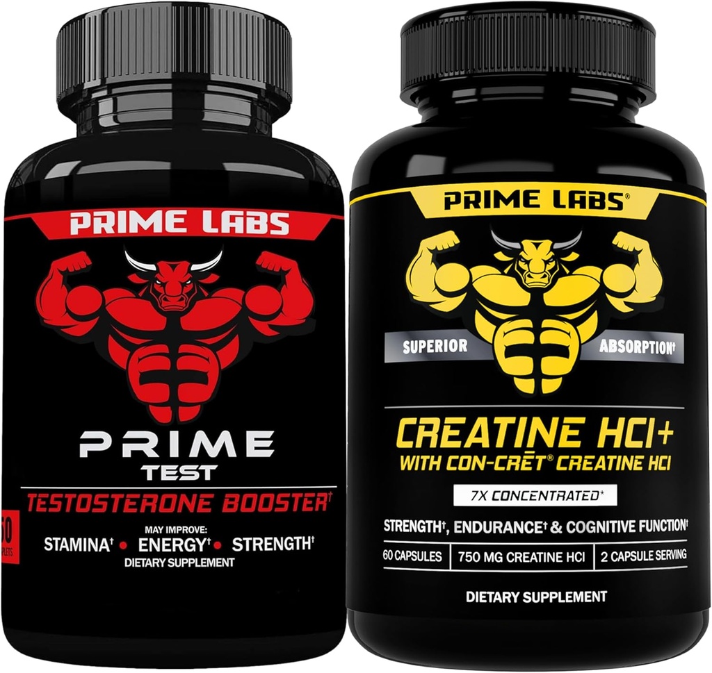 Primera prueba de laboratorios + cápsulas de HCl de crema