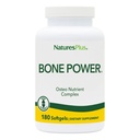 Natures Plus Bone Power con Boron - 1000 mg Calcio, 180 Softgels - Bono &amp; Suplemento de Soporte Conjunto, Calcio líquido para la absorción máxima - leche libre, sin gluten - 45 Servimientos