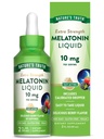 La verdad de la naturaleza Melatonin Liquid TENIDO 10 mg TENIDO 2 Fl oz Fuerza máxima para los adultos TENIDO Berry Flavor ANTE Vegan, Non-GMO & Gluten Suplemento gratuito