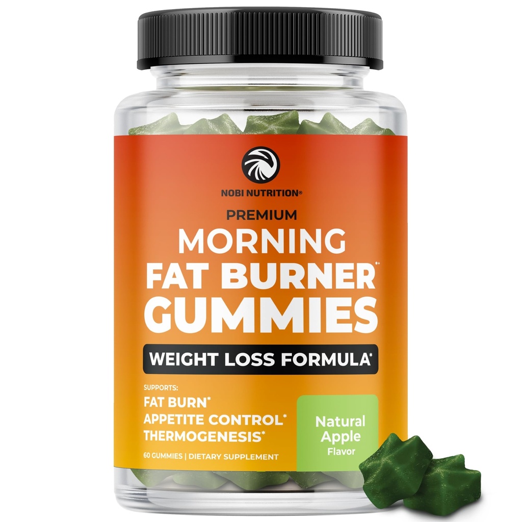 Mañana Fat Burner Gummies ← Pérdida de Peso para Mujeres &amp; Hombres ← Appetite Suppressant &amp; Metabolism Booster ¦ Thermogenic Belly Fat Burner with Green Tea, Garcinia, Green Coffee Bean &amp; More ← 60 Gummies