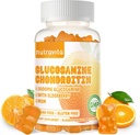 Glucosamine Chondroitin Gummies with MSM & Elderberry Extra Strength - Soporte conjunto, suplemento de apoyo antioxidante para adultos, hombres y mujeres.60