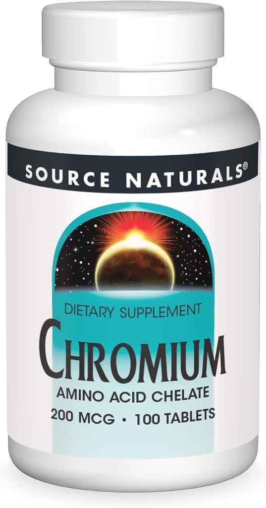 Fuente Naturals, Inc. Chromium Chelate 200mcg 100 Tablet