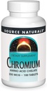 Source Naturals, Inc. Chromium Chelate 200mcg 100 Tablet