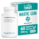 Supersmart - H. Pylori Formula Bundle (Acción completa) - Probiotic L. Reuteri w/Mastic Gum ← Non-GMO &amp; Gluten Free - 60x2 &amp; 120 Vegetarian Capsules