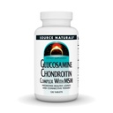 Fuente Naturals Complejo de condroitina de Glucosamina con Msm - 120 Tablets
