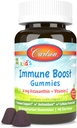 Carlson - Las Gummies de Boost de Kid, Astaxanthin + Vitamina C, Apoyo Inmunitario, Antioxidante, No GMO, Cherry Flavor, 46 Gummies Vegetarianas