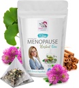 menopause relief - MENOPAUSE TEA 14 DAYS - menopause relief for women, menopause relief for women hot flashs, black cohosh, gingko, red clover, canela chip, té verde, licorice 1 Pack 14 Bags