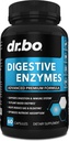 Enzimas digestivas Suplementos Planta Basada - Pancreático & Proteolíticos Super Digestión Enzima Suplemento Pills Ayuda para Bloating Relief for Women & Hombre - Lipase, Amylase, Bromelain, Protease & Cellulase