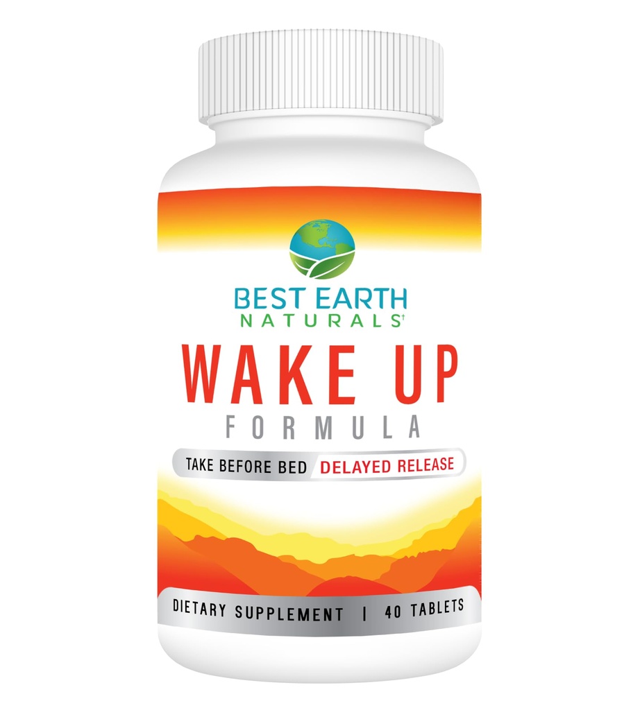Mejores Naturales de la Tierra Despierten Fórmula, Suplemento Delayed Time Release Energy 40 Count