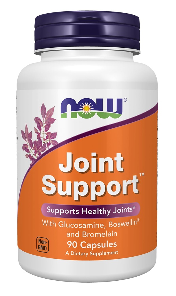 AHORA Suplementos de Alimentos, Soporte ConjuntoTM con Glucosamina, Boswellin® y Cucumber del Mar, 90 cápsulas