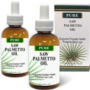 Puro Saw Palmetto Berries Oil 2x30ml Wild & Natural 60-90-día Suministro A diferencia de las pólvoras ineficientes, soporta la salud próstata sueño reducir mejor la orina frecuente bloqueador DHT ayuda a detener la pérdida del cabello