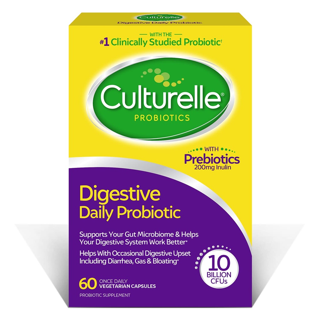 Culturelle Daily Probiotic, Digestive Health Capsules, 60 Conde