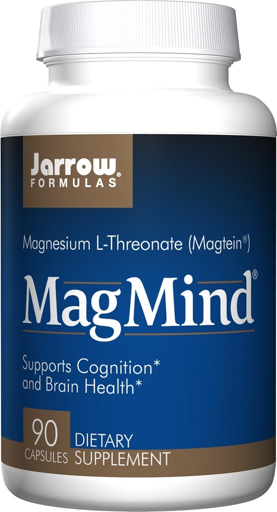 Fórmulas Jarrow: MagMind Magnesium L-Threonate, 90 caps (3 Pack)