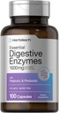Horbäach Esencial Enzymes Digestivos Silenciosos 100 Capsules ← Enzyme Blend para Hombres " Las mujeres que viven sin gluten "
