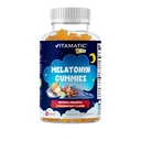 Vitamatic Sugar Free Kids Melatonin 1mg, 90 Gummies, Pineapple & pasiónfruit Flavored Gummies, 90 Days Supply