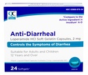Calidad Elección Loperamida 2mg Anti-Diarreal 24 Cuenta Softgel