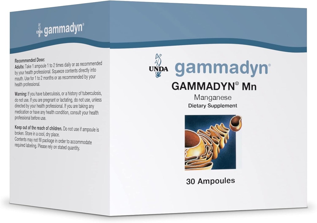 UNDA GAMMADYN Mn ← Manganese Oligo-Element Supplement tención 30 Ampoules