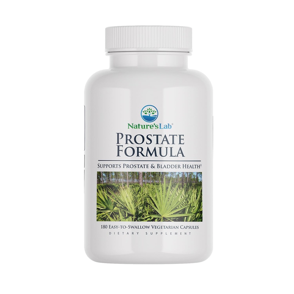 Fórmula de próstata de laboratorio de la naturaleza - Apoya la salud de próstata y vejiga - 180 cápsulas