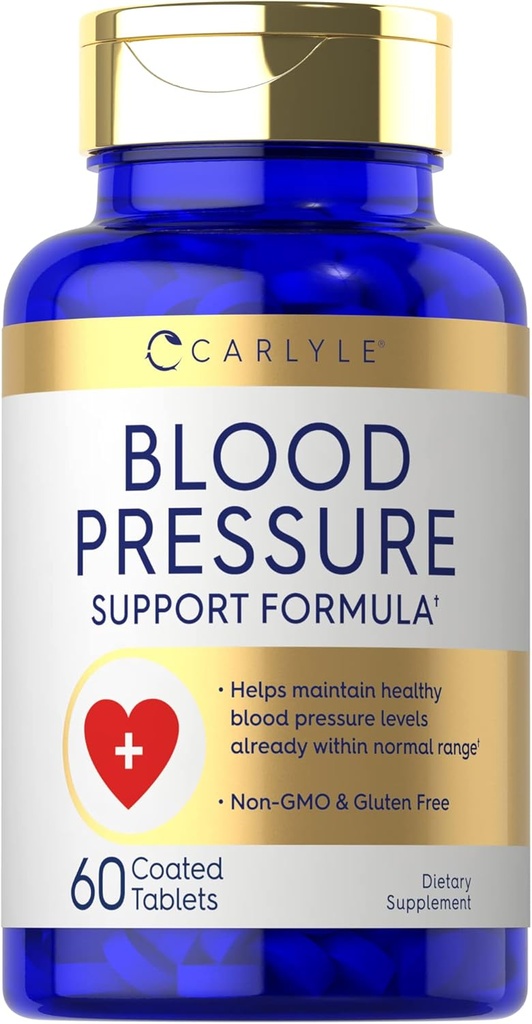 Carlyle Blood Pressure Supplements ← 60 Coated Tablets