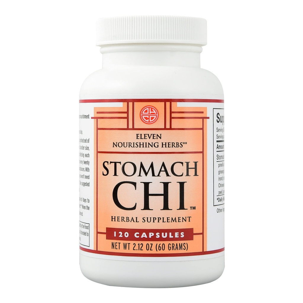Stomach Chi - Suplemento Herbal Chino para la Salud Digestiva - Fortalecer el Sistema Digestivo de Restauración " Mejorar la función de la ayuda Stomach Relief - Apoyo Digestivo Natural - 120 cápsulas