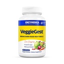 Enzymedica, VeggieGest, Enzymes Digestivos, soporta Gas ocasional &amp; Bloating Relief from High Fiber Meals, for Vegan &amp; Vegetarian Diets, Enzyme Blend for Digestive Health, 90 Count