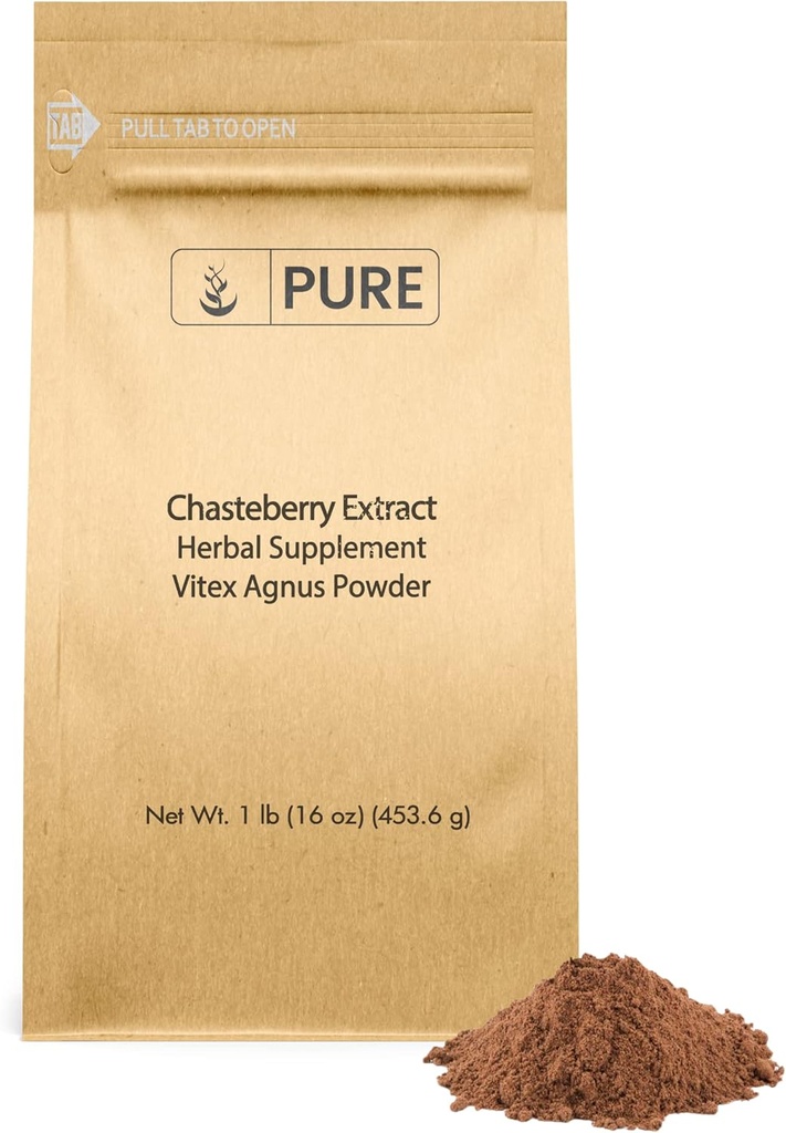 Ingredientes originales puros Extracto de Chasteberry (1lb) Vitex Agnus-Castus Tree, Non-GMO