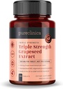 Purclinica Grape Seed Extract 300mg x 180 Tablets - 90% Oligomeric Proanthocyanidins. 300% más fuerte que la semilla regular de uva.