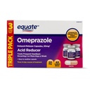 Equate - Omeprazole Magnesio 20.6 mg, Reductor de ácido, Suprimido de liberación, 42 cápsulas (Pack of 2)