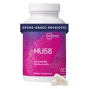 Laboratorios de microbioma HU58 Bacillus Subtilis Probióticos para Mujeres y Hombres - Probiótico de esponja de alta potencia para la salud digestiva &amp; apoyo inmunológico - cápsulas diarias con 10 millones de CFU (60 cápsulas)
