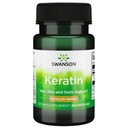 Keratina de Swanson (de lana tibetana) - Suplemento Natural Promoción de Juntas Saludables, Pelo, Piel &amp; Nails - Ayuda Tissues Conectivos Saludables Nourish - (60 cápsulas, 50 mg cada uno)