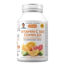 ANDREW LESSMAN Vitamin C 500 Complex 180 Capsules - Vitamina no acidica C Plus Citrus Bioflavonoids for Immune System and Anti-Oxidant Support, No Stomach Upset, Small Easy to Swallow Capsules