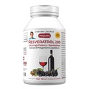 ANDREW LESSMAN Resveratrol-200mg - 180 Capsules - Red Wine's Beneficial, Naturally Occurring Anti-oxidant, Sin alcohol. Aditivos Gratis