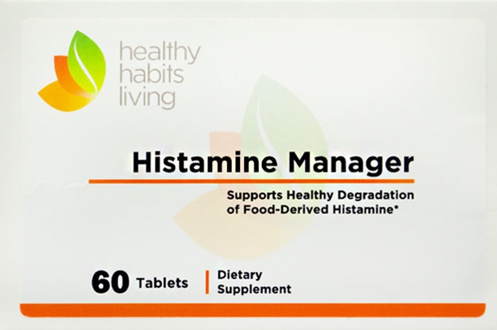 Gerente de Histamina – Nueva y Mejorada Fórmula 20,000 HDU de Oxidasa de Diamina DAO por tableta – Enzima Digestiva para ayudar a bloquear y administrar la intolerancia a la histamina revelada por alimentos – 60 Tabletas (1 Caja)