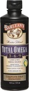 Omega total de Barlean 3 6 9 Suplemento de aceite de pescado líquido con aceite de borrado y licuado 6,468 mg de Omegas EPA, DHA, ALA y GLA para salud conjunta y cardíaca, 16 oz