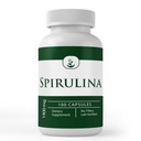 PURE ORIGINAL INGREDIENTES Spirulina (100 cápsulas) Rica en Phycocyanin, Pura