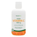 NaturesPlus Liquid Vitamina C - 1000 mg, 30 fl oz - con Lemon Bioflavonoids - Vegetariano, Gluten Gratis - 30 Servings
