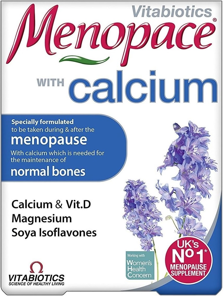 4 Unidades (Bulk Pack) Vitabióticos Menopace con Calcio 60 Tabletas