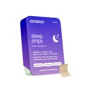 ZENERGY Sleep Oral Strips - Chamomile Lavender Flavor  durable 5mg Melatonin + 20mg L-Theanine + 100% Vitamina B6 + Botanicals Silencio 0 Azúcar, 0 Calories, 0 Gluten, Vegan, Acción Inmediata tención 1 Tin = 30 Strips