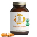 Sinergía pura SuperPure Resumen Turmérico ← Curcumin Orgánica Suplemento tención 500 mg Extracto Turmérico Cápsulas ← Potent Support for Immune and Joint Health (60 Cápsulas)
