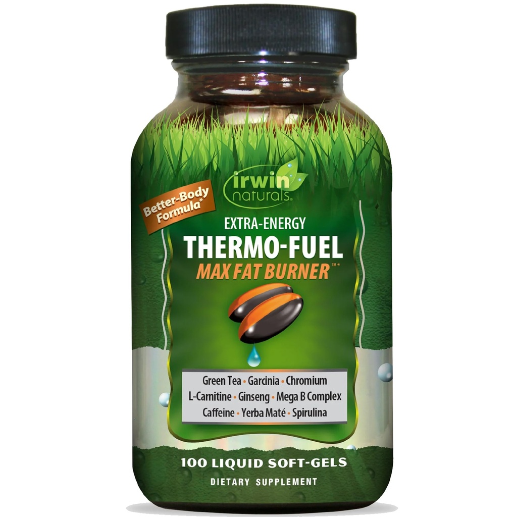 Irwin Naturals Extra-Energía Thermo-Fuel Max Fat Burner 100 Softgel