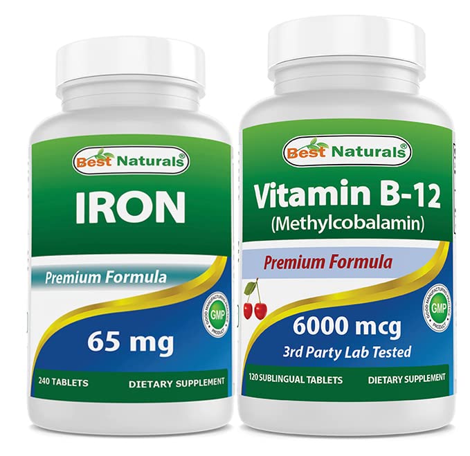 Hierro 65 mg " Vitamina B12 6000 mcg