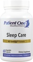 Pacientes One Sleep Care tóxico Suplemento para apoyar la transición al sueño y el sueño resentido* Silencioso con manzanilla, valeriana, melatonina y más tóxico 60 cápsulas