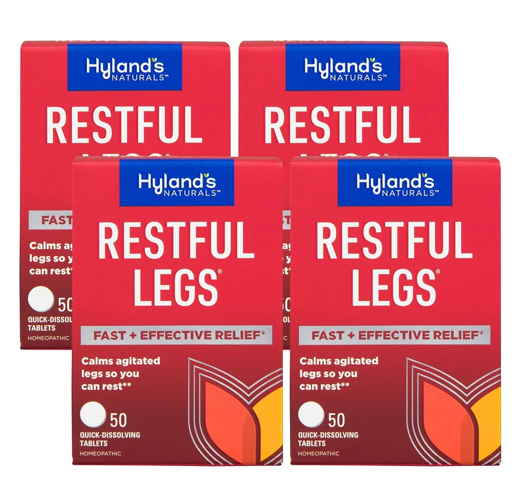Hiland's Restful Legs Tablets 50 ea (Pack Of 4)